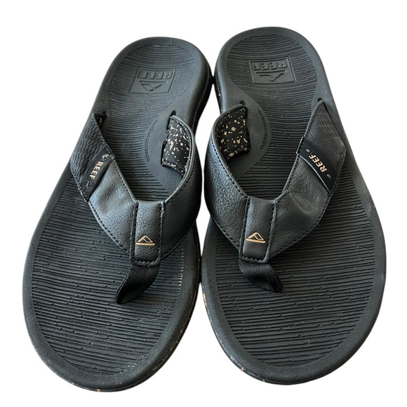 Reef Men’s Santa Ana Sandals in Bold Black in size 9 - Picture 5 of 8